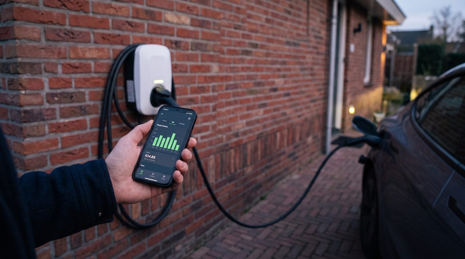 Opbrengst van thuisladen bekijken in de app