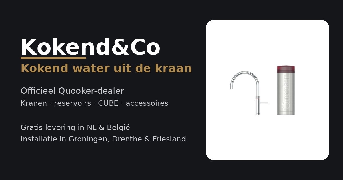 Quooker webshop Assen — losse kranen online bestellen