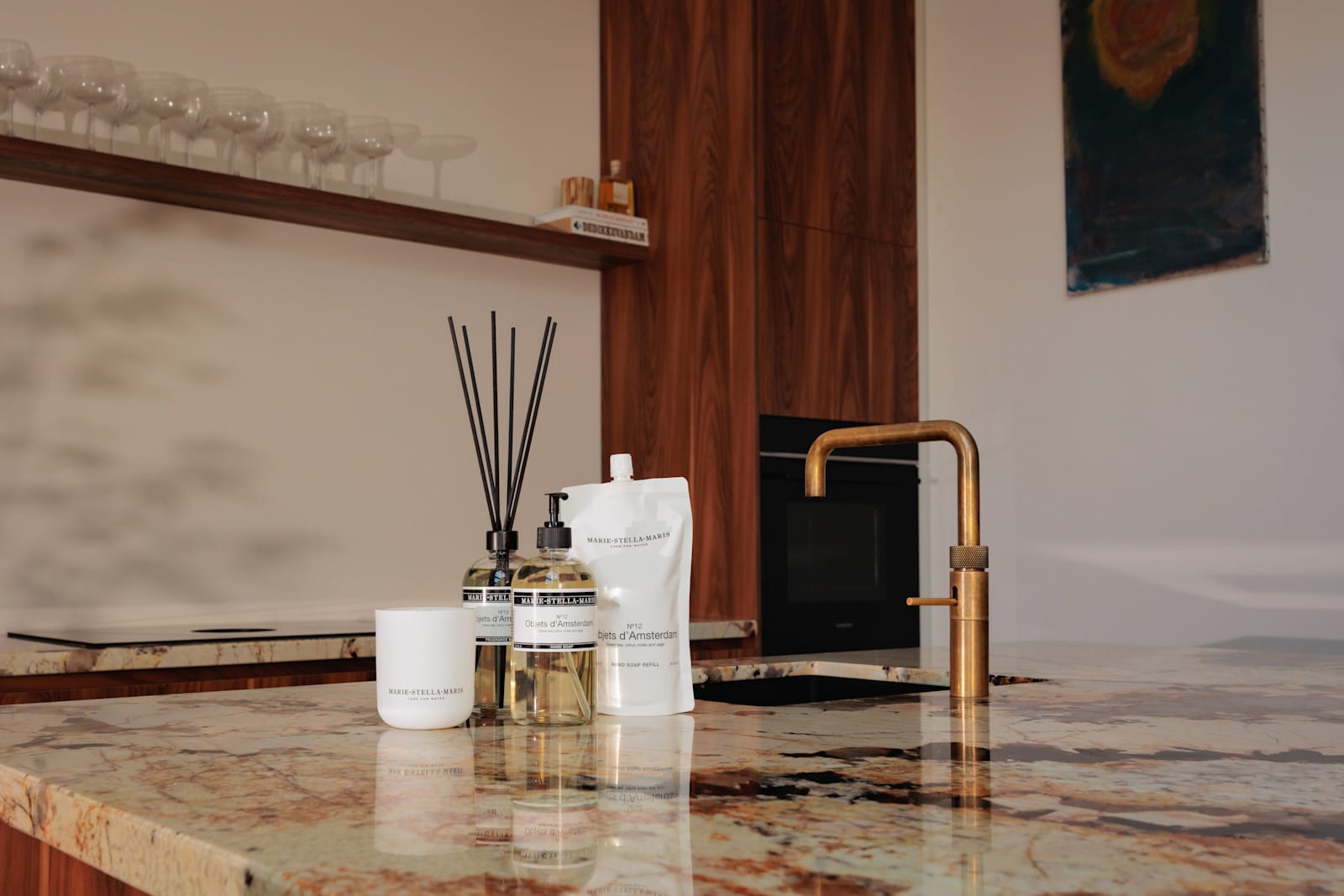 Pakket van Marie-Stella-Maris bij een Quooker Flex met CUBE