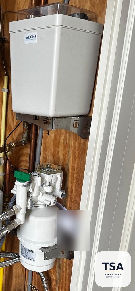 Waterontharder geplaatst in Assen: een Delta Rusela in de meterkast