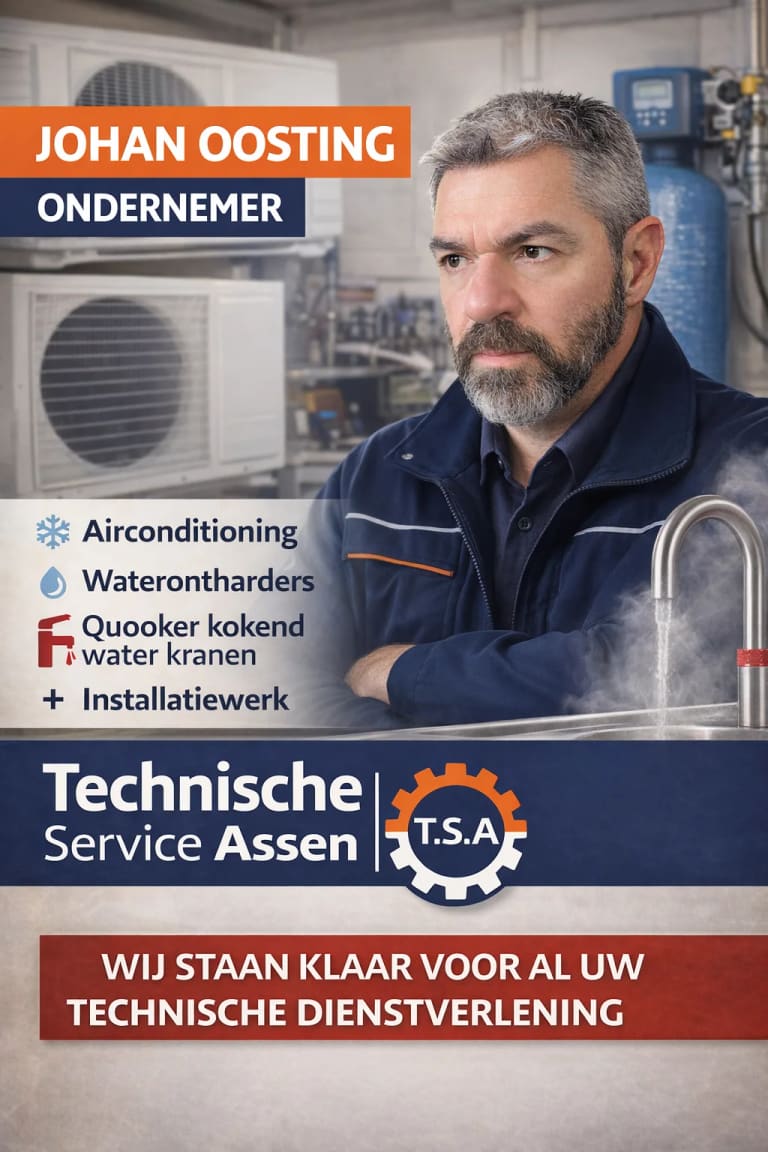 Johan Oosting — KIWA-gecertificeerd Delta waterontharder installateur Drenthe